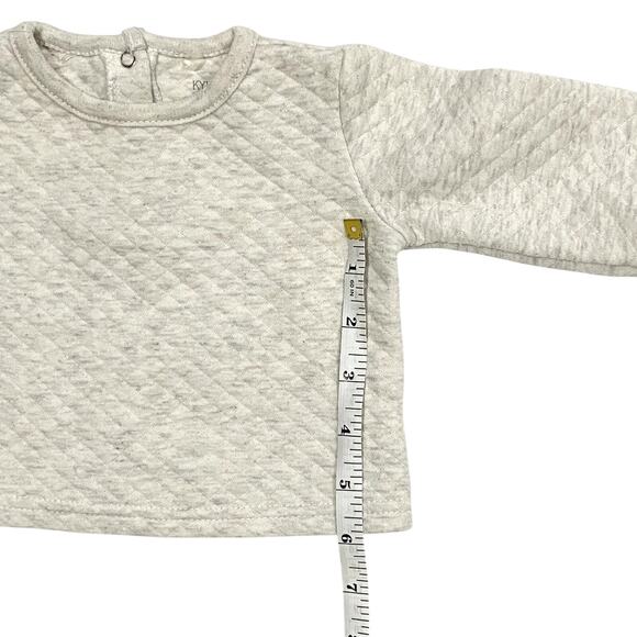 Baby Sweatsuit Matching Set Outfit | Unisex Cream Beige | Kyle & Deena New York - Picture 4 of 9